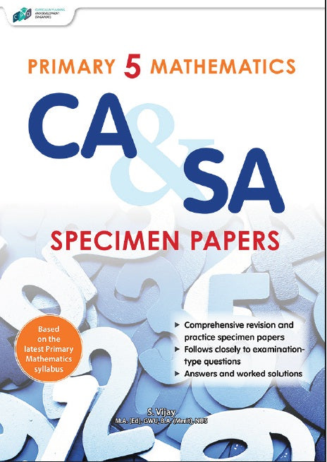 Primary 5 Mathematics CA & SA Specimen Papers