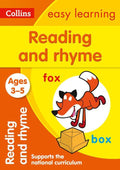 Collins Easy Learning Preschool Reading And Rhyme Ages 3-5