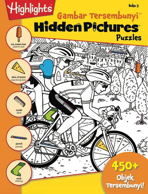 Gambar Tersembunyi / Hidden Picture Puzzles (Buku 3)