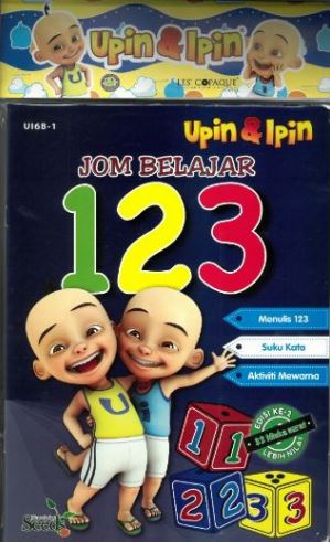 SET 1 - UPIN & IPIN JOM BELAJAR  + BLISTER SET (UI6B -1&2)