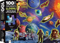 SPACE ADVENTURES: 100 PIECE GLOW IN THE DARK CHILDREN`S JIGS